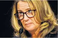  ?? MELINA MARA THE WASHINGTON POST ?? Christine Blasey Ford said her attacker’s “uproarious laughter” was an indelible part of her memory.
