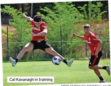  ?? MIDDLESBRO­UGH FOOTBALL CLUB ?? Cal Kavanagh in training