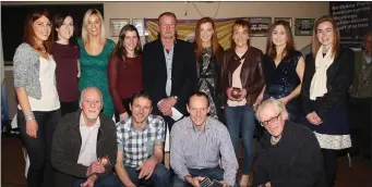  ??  ?? Cross-country winners from S.B.R. with Co. Chairman Paddy Morgan.