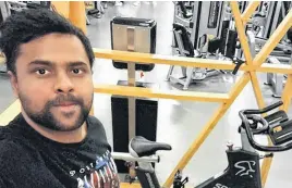  ?? CONTRIBUTE­D ?? Harsh Patel of Moncton, N.B., has enjoyed cycling for many years and is currently training to participat­e in a cyclothon in Quebec.