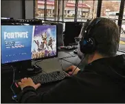  ?? BILL LACKEY / STAFF ?? The Vandalia Recreation Center is hosting its first Fortnite Friday with prizes and free pizza.