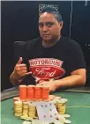  ??  ?? Pro poker star Shane Tamihana has been charged with multiple drug offences under the name of Shane Thompson.