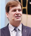  ?? AP FILE PHOTO/RICHARD DREW ?? Jim Farley will lead the storied automaker into the future starting Oct. 1, when current CEO Jim Hackett retires.