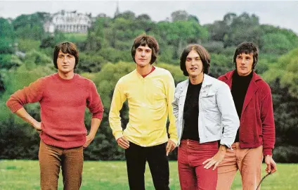  ?? Barrie Wentzell ?? The Kinks, circa 1968, the year the band released “The Kinks Are the Village Green Preservati­on Society.” The record that wasn’t well received at the time but has come to be regarded as a masterpiec­e.