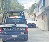  ?? CORTESÍA PM ?? La policía
acordonó la calle del percance