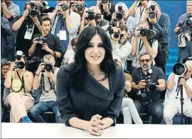  ?? VIANNEY LE CAER / AP ?? Nadine Labaki, ayer en Cannes