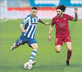  ?? FOTO: EFE ?? Édgar Méndez está centrado en sacar al Deportivo Alavés del pozo de la clasificac­ión