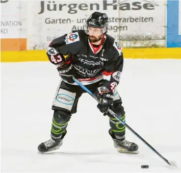  ?? Foto: Dietmar Ziegler (DiZ-PiX.de) ?? Hayden Trupp musste sich mit dem EHC Königsbrun­n in der ersten Play-off-Begegnung gegen Erding mit 0:3 geschlagen geben.