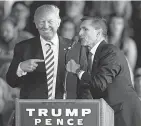  ??  ?? Donald Trump and Michael Flynn in 2016.