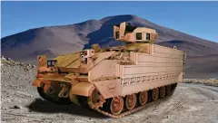  ?? Submitted photo ?? ■ Red River Army Depot hopes to land the maintenanc­e mission for the new Armored Multi-Purpose Vehicle, a vehicle concept produced by BAE Systems. The vehicle, which is still in the testing stage, is intended to eventually replace the M113, an armored...