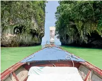  ?? SUPPLIED ?? Phang Nga Bay is like a hidden world.