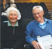  ??  ?? Robyn Mathison, of North Hobart, and John Biggs, of Mt Nelson.