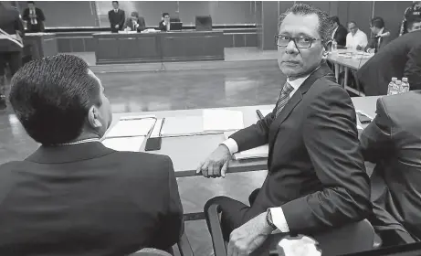  ?? FOTO: ARCHIVO ?? Una de las audiencias en contra del exvicepres­idente Jorge Glas en la Corte Nacional de Justicia.