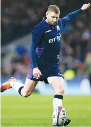  ??  ?? Different beast in second half: Finn Russell