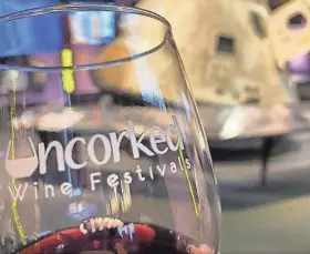  ?? SUBMITTED ?? When attendees arrive to “Uncorked: Milwaukee Wine Festival” Oct. 22 at the Mitchell Park Domes, they'll receive a logo wine tumbler for their tastings.