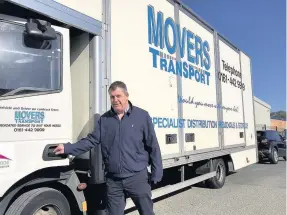  ??  ?? ●»Craig Daniels, managing director of Movers Transport