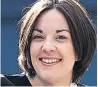  ??  ?? REGRETS Kezia Dugdale