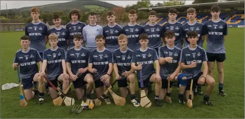  ??  ?? The Michael Dwyers team who lost out to Bray Emmets in the under-17 A hurling final.