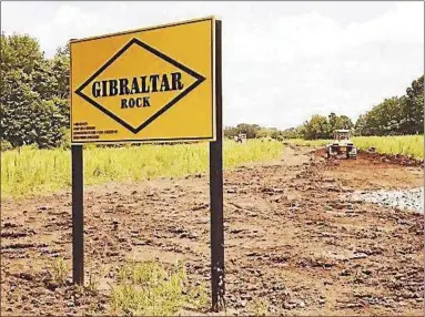  ?? MEDIANEWS GROUP FILE PHOTO ?? A stop-work order prevented a 2009 attempt by Gibraltar Rock to begin preparing the site off Route 73 for quarry operations.