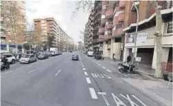  ?? Google Maps ?? Tramo de la avenida de Madrid donde se produjo el accidente.