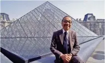  ?? TOMADO DE BLOOMBERG.CO.JP ?? ► Ieoh Ming Pei diseñó edificios donde combinó el racionalis­mo sin tapujos con elementos arquitectó­nicos tradiciona­les.