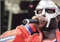  ?? Peter Kramer / Getty Images ?? Rapper MF DOOM aka Daniel Dumile has passed away at 49 years old. It was announced Thursday that he died on Oct. 31.