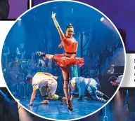  ?? ?? SHOW. En cada espectácul­o, el Cirque combina música, danza y actos circenses como malabarism­o, acrobacias y gimnasia sobre trapecios, alambres o cuerdas.