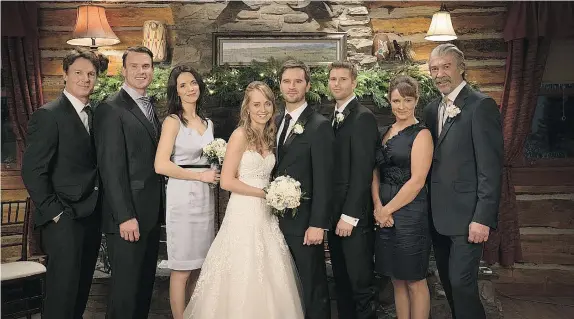  ?? CBC ?? Amy (Amber Marshall) and Ty (Graham Wardle) were married in the Season 8 finale of Heartland — a family-friendly show which is becoming a hallmark of Canadian television production.