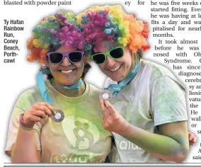  ??  ?? Ty Hafan Rainbow Run, Coney Beach, Porthcawl