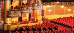  ?? RYAN RAZ/ELGIN AND WINTER GARDEN THEATRE CENTER VIA AP ?? This undated image shows the interior of the historic Elgin Theatre in Toronto, where scenes from the movie "The Shape of Water" were filmed.