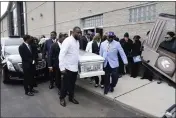  ?? PAUL SANCYA — THE ASSOCIATED PRESS FILE ?? The casket of Michigan State University shooting victim Arielle Anderson is carried from the funeral service in Detroit, Feb. 21, 2023.
