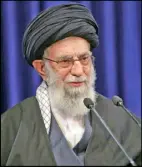  ??  ?? الزعيم الروحي الإيراني علي خامنئي