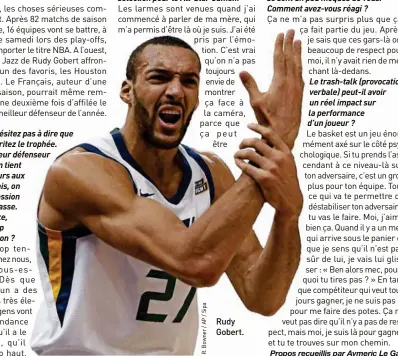  ??  ?? Rudy Gobert.