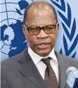  ?? DR ?? Representa­nte das Nações Unidas para África Ocidental