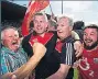  ??  ?? JOY Cork celebrate after beating Deise back in June