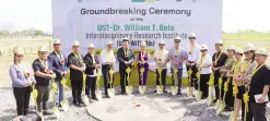 UST SANTA ROSA BREAKS GROUND ON NEW RESEARCH INSTITUTE NAMED AFTER ...
