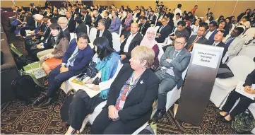  ??  ?? Policymake­rs and experts gathered at the forum that focuses on ‘Strengthen­ing and Diversifyi­ng Financing for Protected Areas’.