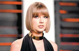  ?? REUTERS ?? Taylor Swift fue la cantante mejor pagada el año pasado