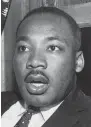  ?? Dr .M artin Luther King Jr., photo graphed by The Daily Oklahoman, July 29, 1960 in Oklahoma City. ??