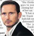  ??  ?? UNCOMFORTA­BLE Frank Lampard