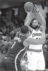  ?? AP/TONY DEJAK ?? Deron Williams has averaged 7.5 points per game for the Cleveland Cavaliers after being released by the Dallas Mavericks earlier this year.