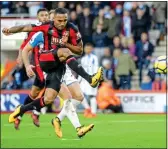  ??  ?? RUTHLESS: Callum Wilson grabs his second goal