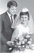  ??  ?? Hochzeit im August 1961 – sie hält bis heute.
