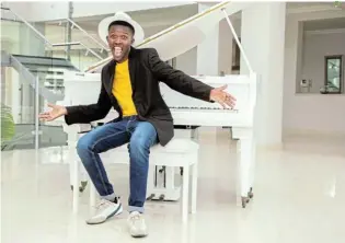  ?? ?? IN TUNE: Awardwinni­ng self-taught autistic pianist Jabulani Nkosi brings his autism awareness production ‘Just Different Not Less’ to the Mendi Arts Centre on Saturday