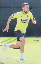  ?? FOTO: FCB ?? Jordi Alba tiene contrato hasta 2024