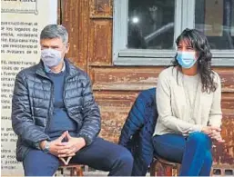  ?? PRENSA HACEMOS POR CÓRDOBA ?? VISITA. Natalia de la Sota y Daniel Passerini, ayer, en barrio San Vicente.