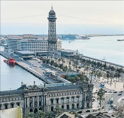  ??  ?? Parte de lo que el Ayuntamien­to llama “puerto ciudad”, que se despedirá de las terminales de cruceros