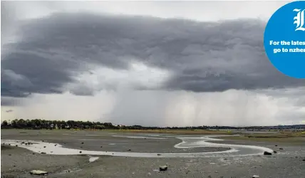  ?? Warren Buckland ?? Rain gauges were quickly filled in the Hawke’s Bay region.