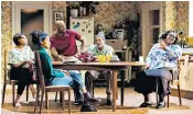  ??  ?? Home truths: the cast of Nine Night at National Theatre