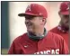  ??  ?? Arkansas Coach Dave Van Horn ( above) has accomplish­ed plenty during his 19 seasons as the Razorbacks’ baseball coach, but he says this year’s team is a career highlight. Article, Page 5C